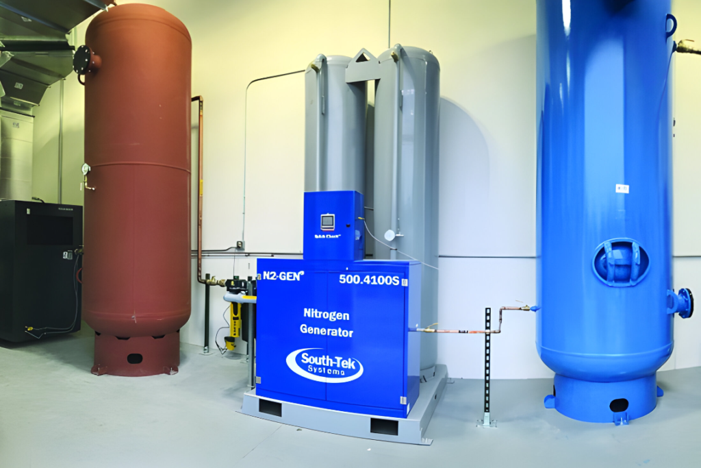 Nitrogen tank purging