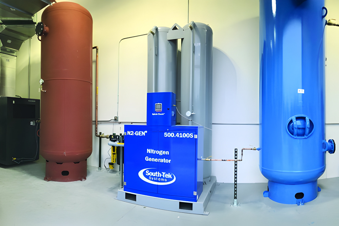 Nitrogen tank purging